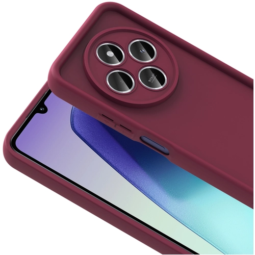 Xiaomi Redmi 14C 4G ile Uyumlu Kılıf Kamera Korumalı Silikon Ananas Kapak - Pembe