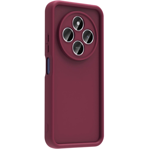 Xiaomi Redmi 14C 4G ile Uyumlu Kılıf Kamera Korumalı Silikon Ananas Kapak - Siyah