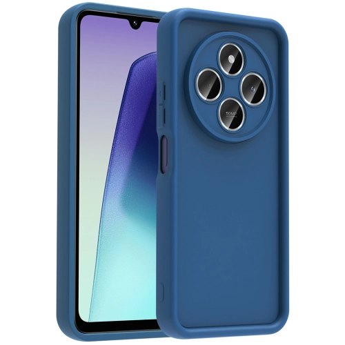 Xiaomi Redmi 14C 4G ile Uyumlu Kılıf Kamera Korumalı Silikon Ananas Kapak - Koyu Yeşil