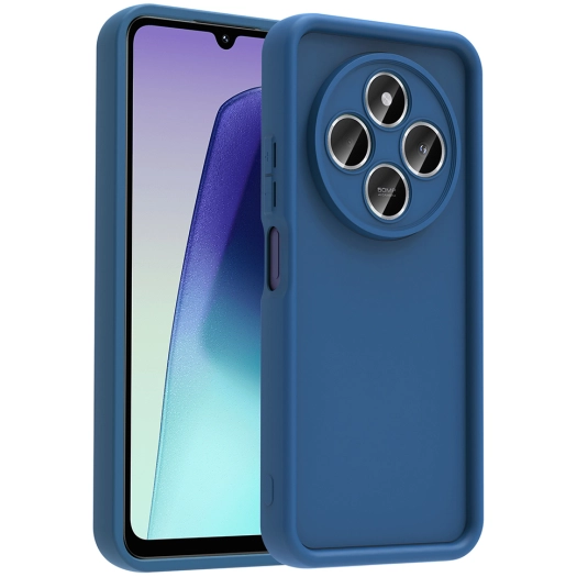 Xiaomi Redmi 14C 4G ile Uyumlu Kılıf Kamera Korumalı Silikon Ananas Kapak - Koyu Yeşil