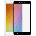 Xiaomi Redmi 5A Kırılmaz Cam Tam Kapatan Kenarları Kırılmaya Dayanıklı Cam Ekran Koruyucu - Siyah