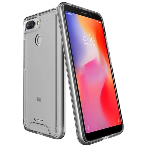 Xiaomi Redmi 6A Kılıf Clear Guard Serisi Gard Kapak - Şeffaf