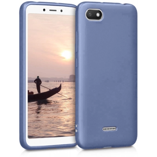 Xiaomi Redmi 6A Kılıf İnce Soft Mat Renkli Esnek Silikon Kapak - Lacivert