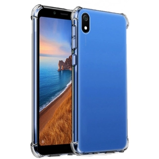 Xiaomi Redmi 7A Kılıf Silikon Köşe Korumalı Airbag Darbe Emici Kapak - Şeffaf
