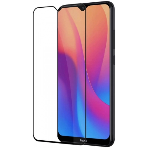Xiaomi Redmi 8 Ekran Koruyucu Fiber Tam Kaplayan Nano - Siyah