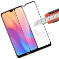 Xiaomi Redmi 8 Kırılmaz Cam Tam Kapatan Kenarları Kırılmaya Dayanıklı Cam Ekran Koruyucu - Siyah