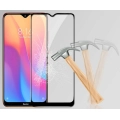 Xiaomi Redmi 8 Kırılmaz Cam Tam Kapatan Kenarları Kırılmaya Dayanıklı Cam Ekran Koruyucu - Siyah