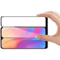 Xiaomi Redmi 8 Kırılmaz Cam Tam Kapatan Kenarları Kırılmaya Dayanıklı Cam Ekran Koruyucu - Siyah