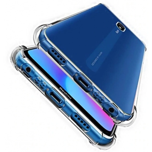 Xiaomi Redmi 8A Kılıf Silikon Köşe Korumalı Airbag Darbe Emici Kapak - Şeffaf