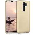 Xiaomi Redmi 9 Kılıf İnce Soft Mat Renkli Esnek Silikon Kapak - Gold