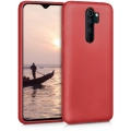 Xiaomi Redmi 9 Kılıf İnce Soft Mat Renkli Esnek Silikon Kapak - Kırmızı