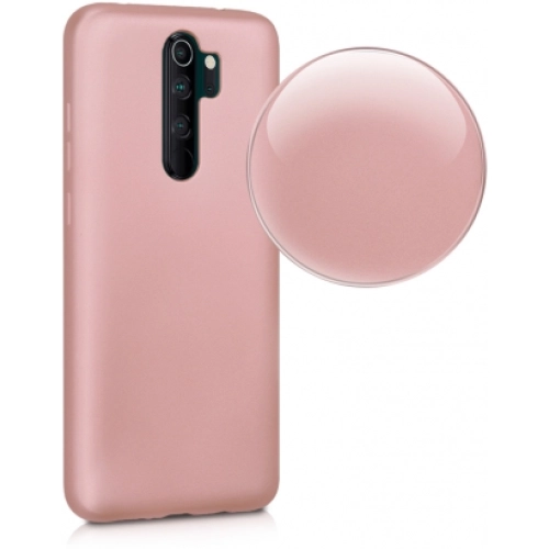 Xiaomi Redmi 9 Kılıf İnce Soft Mat Renkli Esnek Silikon Kapak - Kırmızı