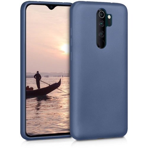 Xiaomi Redmi 9 Kılıf İnce Soft Mat Renkli Esnek Silikon Kapak - Lacivert