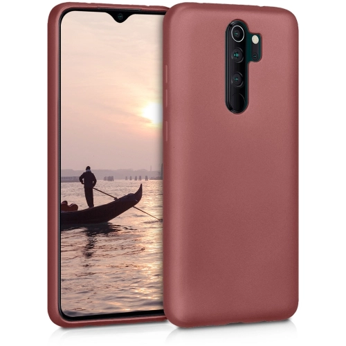 Xiaomi Redmi 9 Kılıf İnce Soft Mat Renkli Esnek Silikon Kapak - Mürdüm
