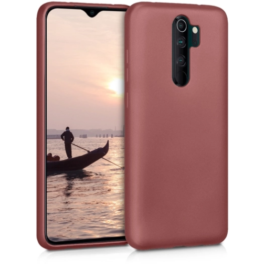 Xiaomi Redmi 9 Kılıf İnce Soft Mat Renkli Esnek Silikon Kapak - Mürdüm