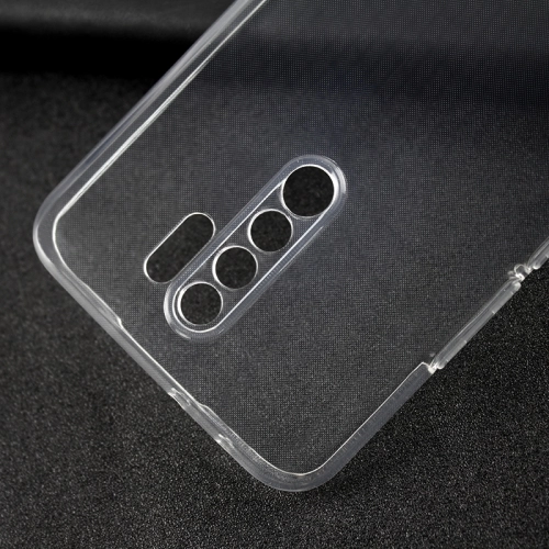 Xiaomi Redmi 9 Kılıf Kamera Korumalı Esnek Silikon Kapak - Şeffaf