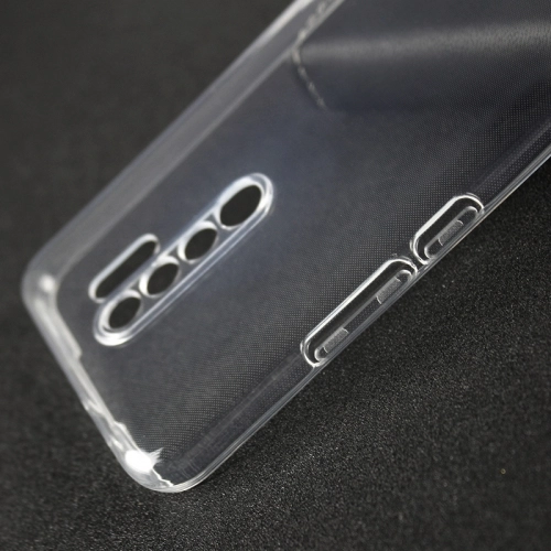 Xiaomi Redmi 9 Kılıf Kamera Korumalı Esnek Silikon Kapak - Şeffaf