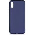 Xiaomi Redmi 9A Kılıf İnce Soft Mat Renkli Esnek Silikon Kapak - Lacivert
