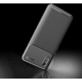 Xiaomi Redmi 9A Kılıf Silikon Parmak İzi Bırakmayan Karbon Soft Negro Kapak - Siyah