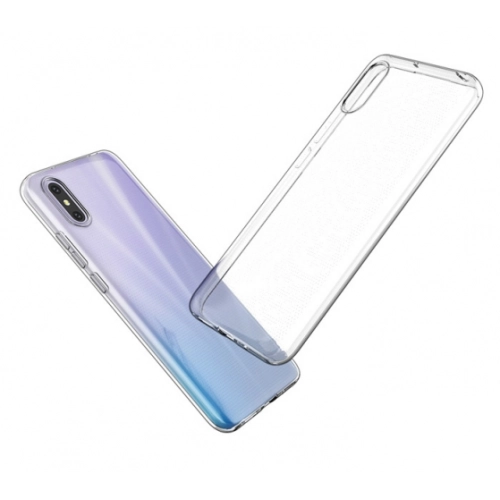 Xiaomi Redmi 9A Kılıf Kamera Korumalı Esnek Silikon Kapak - Şeffaf