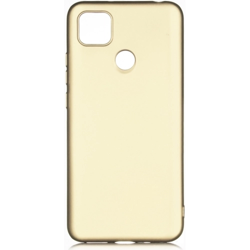 Xiaomi Redmi 9C Kılıf İnce Soft Mat Renkli Esnek Silikon Kapak - Gold