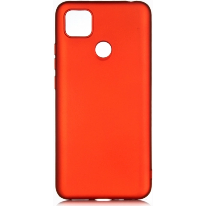 Xiaomi Redmi 9C Kılıf İnce Soft Mat Renkli Esnek Silikon Kapak - Kırmızı