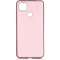 Xiaomi Redmi 9C Kılıf İnce Soft Mat Renkli Esnek Silikon Kapak - Rose Gold
