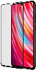 Xiaomi Redmi 9C Seramik Tam Kaplayan Mat Ekran Koruyucu - Siyah