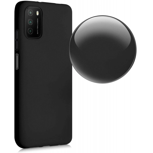 Xiaomi Redmi 9T Kılıf İnce Soft Mat Renkli Esnek Silikon Kapak - Kırmızı