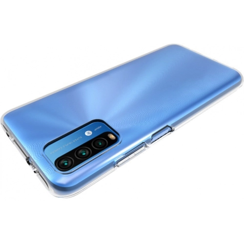 Xiaomi Redmi 9T Kılıf Kamera Korumalı Esnek Silikon Kapak - Şeffaf