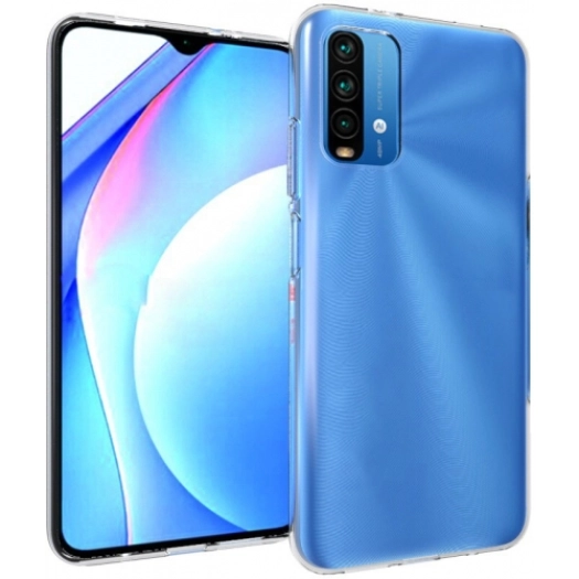 Xiaomi Redmi 9T Kılıf Kamera Korumalı Esnek Silikon Kapak - Şeffaf