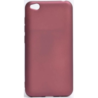 Xiaomi Redmi Go Kılıf İnce Soft Mat Renkli Esnek Silikon Kapak - Mürdüm