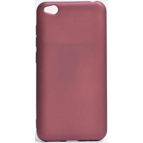 Xiaomi Redmi Go Kılıf İnce Soft Mat Renkli Esnek Silikon Kapak - Mürdüm