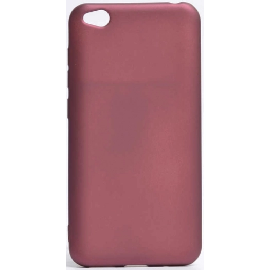 Xiaomi Redmi Go Kılıf İnce Soft Mat Renkli Esnek Silikon Kapak - Mürdüm