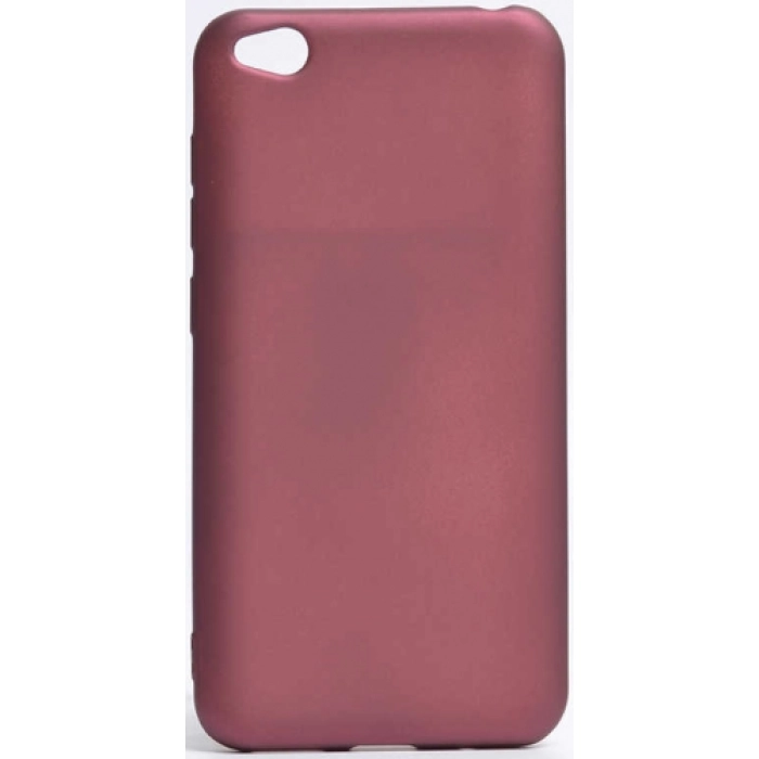 Xiaomi Redmi Go Kılıf İnce Soft Mat Renkli Esnek Silikon Kapak - Mürdüm