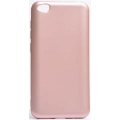 Xiaomi Redmi Go Kılıf İnce Soft Mat Renkli Esnek Silikon Kapak - Rose Gold