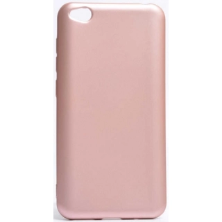 Xiaomi Redmi Go Kılıf İnce Soft Mat Renkli Esnek Silikon Kapak - Rose Gold