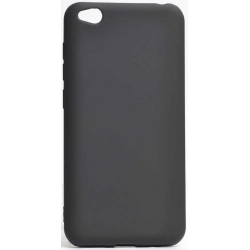 Xiaomi Redmi Go Kılıf İnce Soft Mat Renkli Esnek Silikon Kapak - Siyah