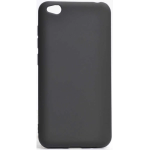 Xiaomi Redmi Go Kılıf İnce Soft Mat Renkli Esnek Silikon Kapak - Siyah