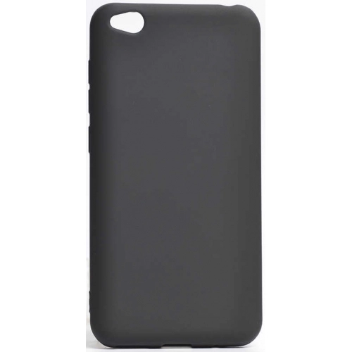 Xiaomi Redmi Go Kılıf İnce Soft Mat Renkli Esnek Silikon Kapak - Siyah