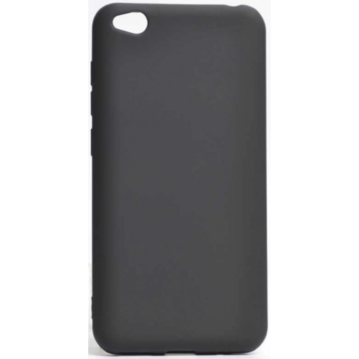 Xiaomi Redmi Go Kılıf İnce Soft Mat Renkli Esnek Silikon Kapak - Siyah