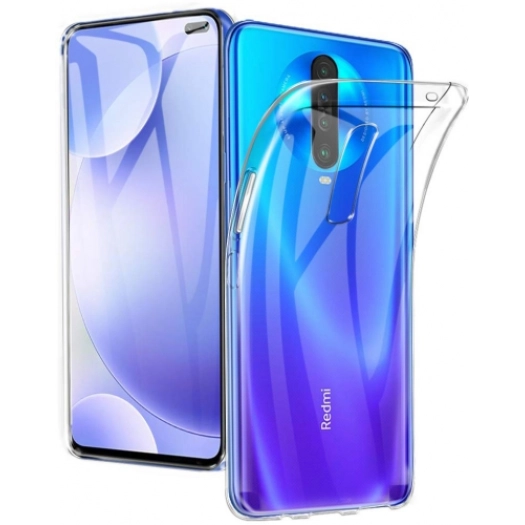 Xiaomi Redmi K30 Kılıf Kamera Korumalı Esnek Silikon Kapak - Şeffaf