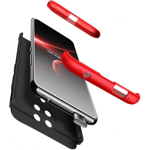 Xiaomi Redmi K30 Pro Kılıf 3 Parçalı 360 Tam Korumalı Rubber AYS Kapak - Mavi