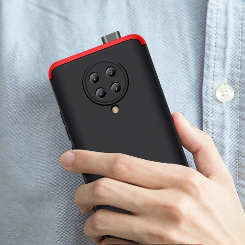 Xiaomi Redmi K30 Pro Kılıf 3 Parçalı 360 Tam Korumalı Rubber AYS Kapak - Mavi