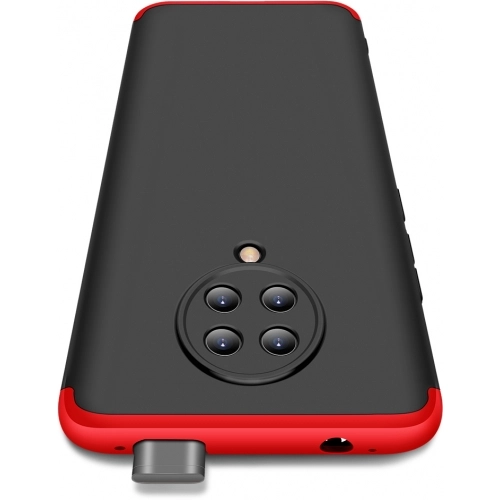 Xiaomi Redmi K30 Pro Kılıf 3 Parçalı 360 Tam Korumalı Rubber AYS Kapak - Mavi