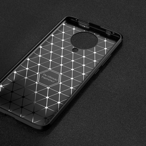 Xiaomi Redmi K30 Pro Kılıf Silikon Parmak İzi Bırakmayan Karbon Soft Negro Kapak - Lacivert