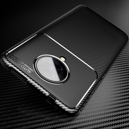 Xiaomi Redmi K30 Pro Kılıf Silikon Parmak İzi Bırakmayan Karbon Soft Negro Kapak - Lacivert