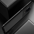 Xiaomi Redmi K30 Pro Kılıf Silikon Parmak İzi Bırakmayan Karbon Soft Negro Kapak - Lacivert