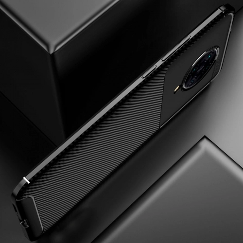 Xiaomi Redmi K30 Pro Kılıf Silikon Parmak İzi Bırakmayan Karbon Soft Negro Kapak - Lacivert