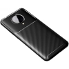 Xiaomi Redmi K30 Pro Kılıf Silikon Parmak İzi Bırakmayan Karbon Soft Negro Kapak - Siyah